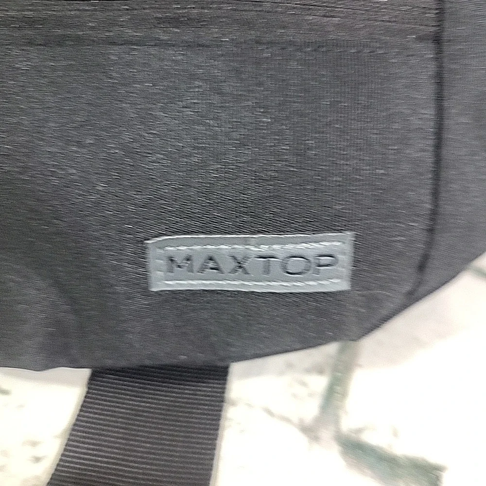 MAXTOP Adjustable Crossbody‎ Fanny Pack Waist Hip Hiking Bum Bag Black
